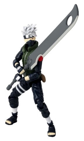 Bandai 16 cm Anime Heroes Naruto Figürleri - Hatake Kakashi 4 Büyük Ninja Savaşı