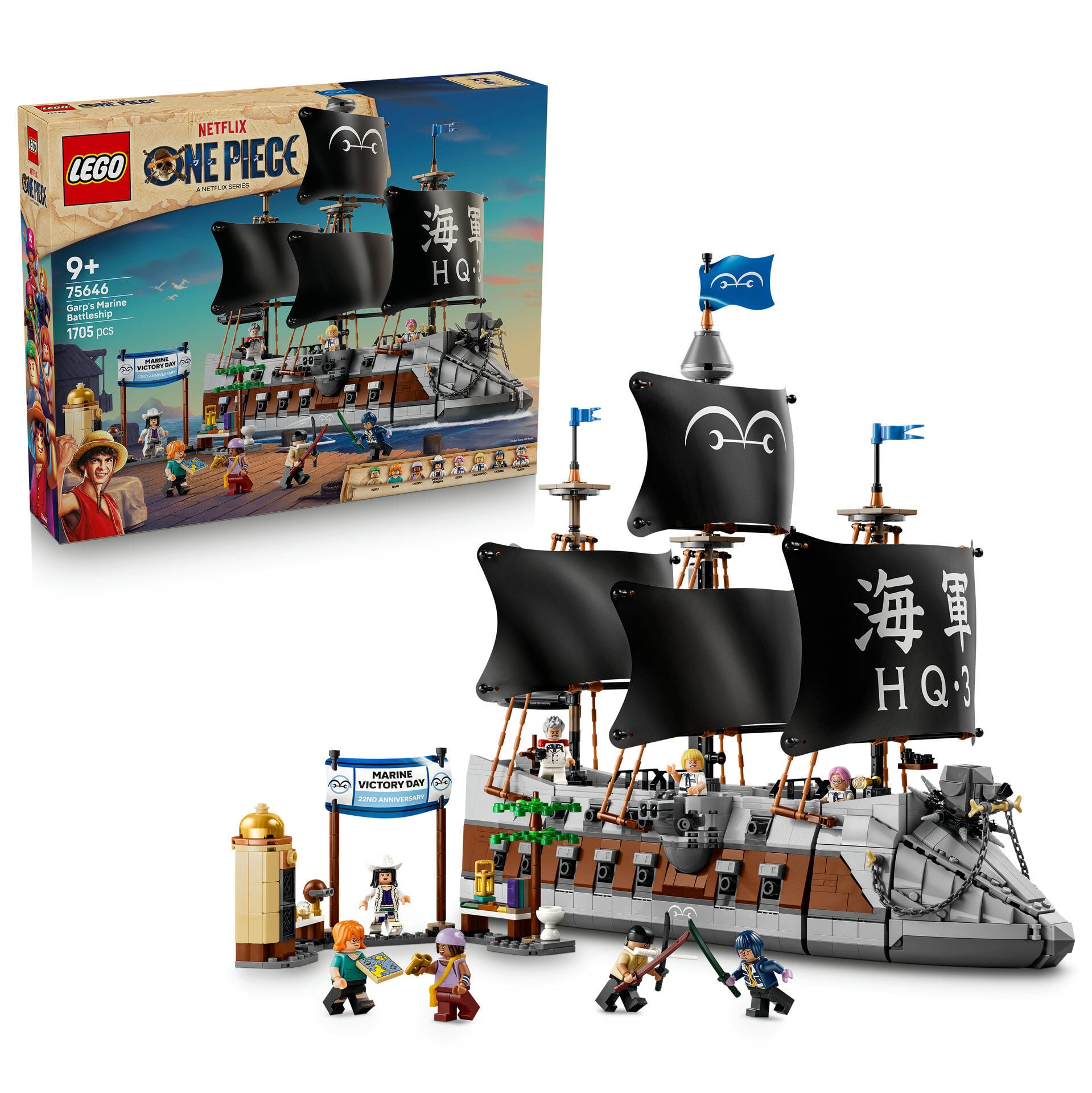 LEGO® ONE PIECE Garp’ın Savaş Gemisi 75646