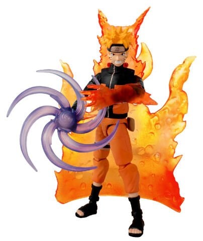 Bandai 16 cm Anime Heroes Naruto Uzumaki Figür ve Aksesuar Seti