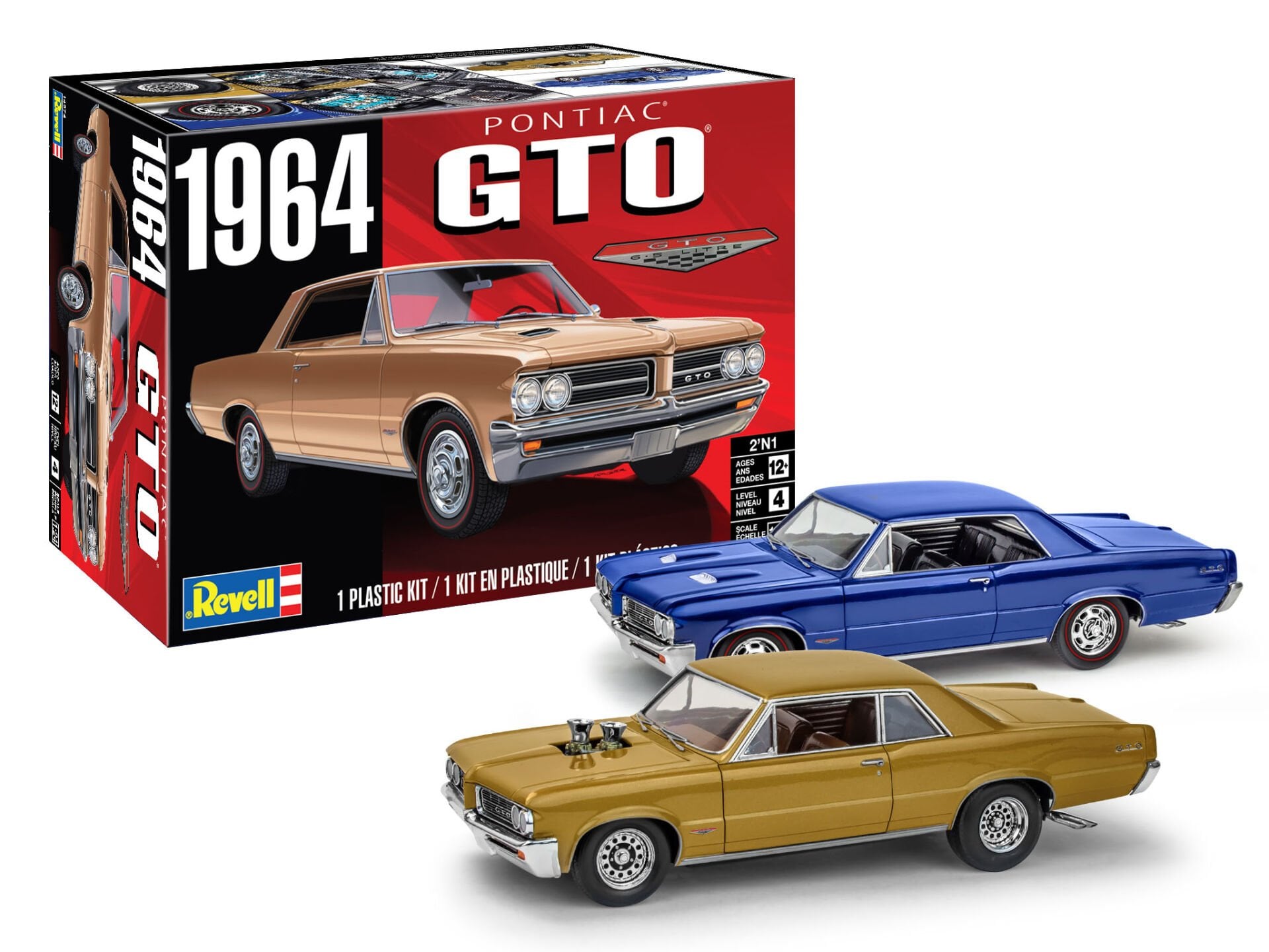 ’64 Pontiac® GTO® İkisi Bir Arada Model Kit
