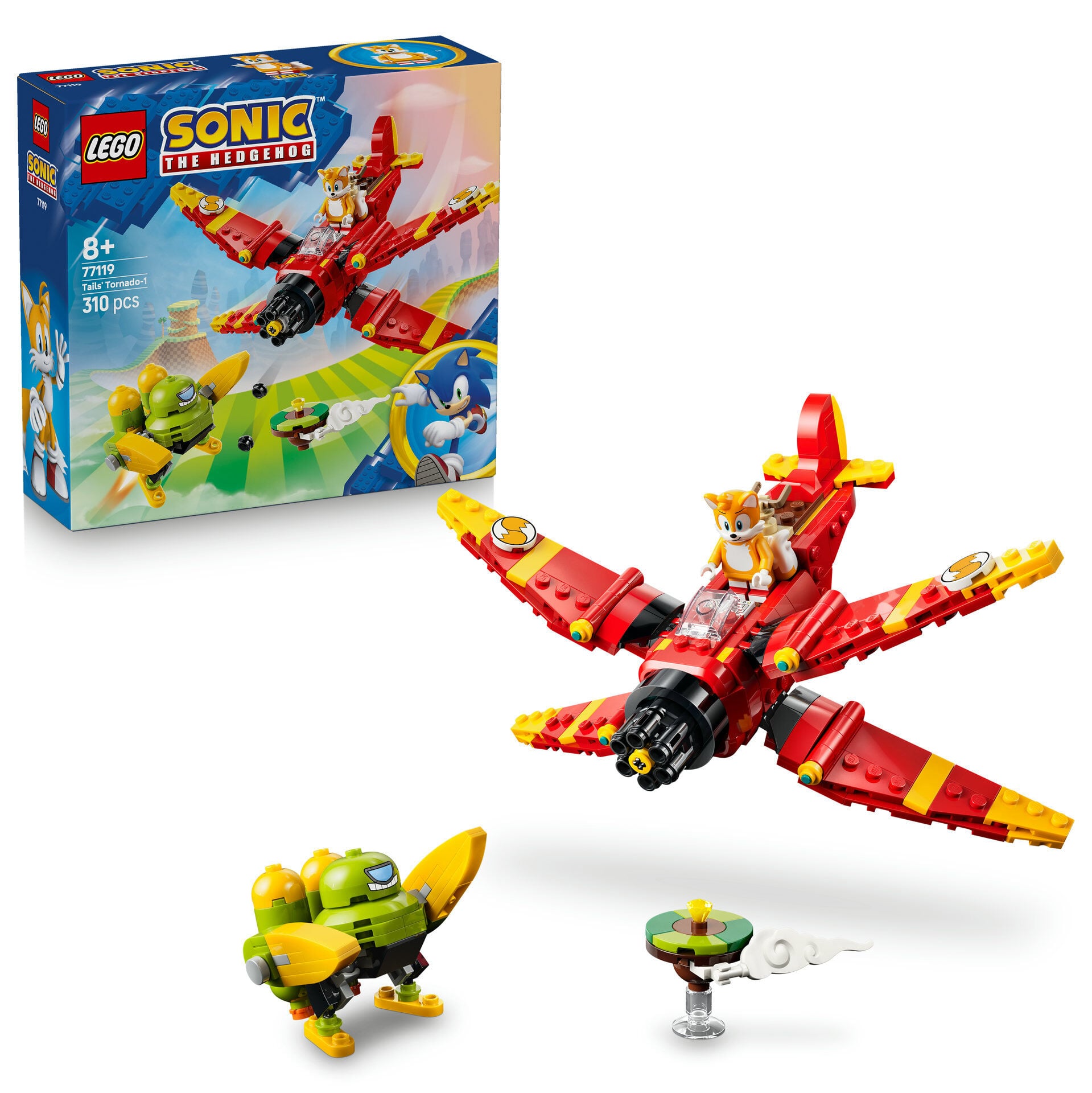 LEGO® Sonic the Hedgehog™ Tails’in Tornado-1 Uçağı 77119