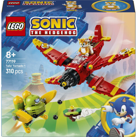 LEGO® Sonic the Hedgehog™ Tails’in Tornado-1 Uçağı 77119