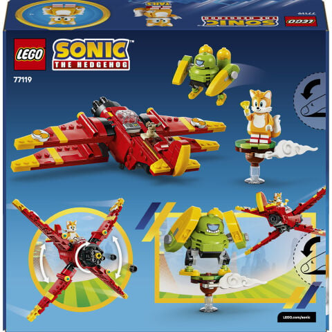 LEGO® Sonic the Hedgehog™ Tails’in Tornado-1 Uçağı 77119
