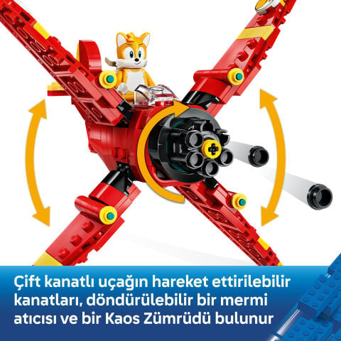 LEGO® Sonic the Hedgehog™ Tails’in Tornado-1 Uçağı 77119