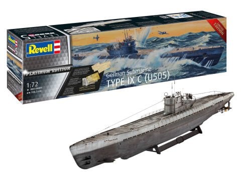 German Submarine Type IX C(U505) Platinum Model Kit