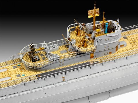 German Submarine Type IX C(U505) Platinum Model Kit
