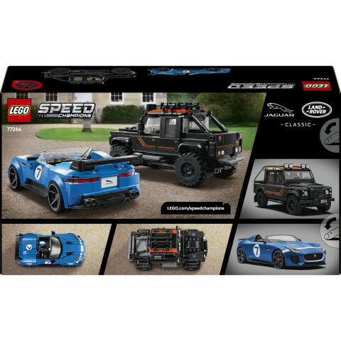 LEGO® Speed Champions Jaguar Project 7 ve Land Rover Defender 77264
