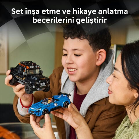LEGO® Speed Champions Jaguar Project 7 ve Land Rover Defender 77264