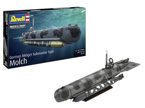 German Midget Submarine Type Molch Model Kit