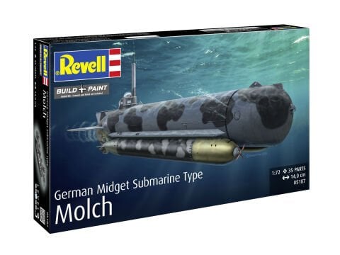German Midget Submarine Type Molch Model Kit