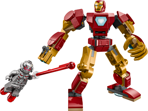 LEGO® Marvel Iron Man Robotu, Ultron’a Karşı İnşa Edilebilen Süper Kahraman Figürü 76307