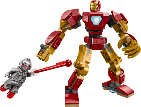 LEGO® Marvel Iron Man Robotu, Ultron’a Karşı İnşa Edilebilen Süper Kahraman Figürü 76307