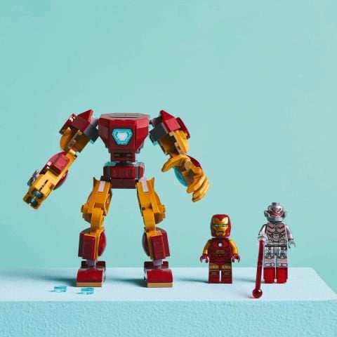 LEGO® Marvel Iron Man Robotu, Ultron’a Karşı İnşa Edilebilen Süper Kahraman Figürü 76307