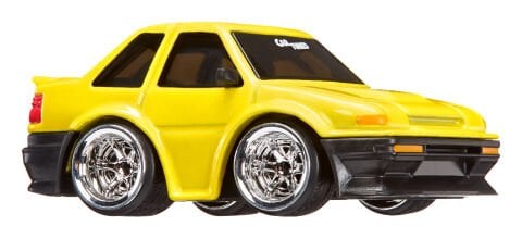 CarTuned JDM Seri 2 1985 Toyota Corolla AE86 - Sarı Coupe Araba