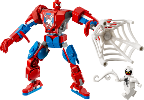 LEGO® Marvel Örümcek Adam Robotu, Anti Venom’a Karşı İnşa Edilebilen Oyuncak Figür Seti 76308