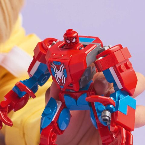 LEGO® Marvel Örümcek Adam Robotu, Anti Venom’a Karşı İnşa Edilebilen Oyuncak Figür Seti 76308