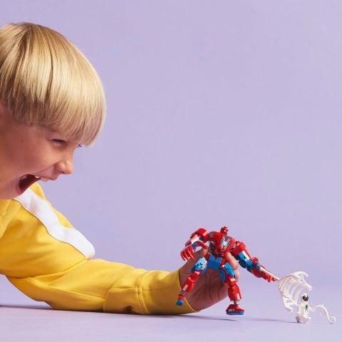 LEGO® Marvel Örümcek Adam Robotu, Anti Venom’a Karşı İnşa Edilebilen Oyuncak Figür Seti 76308
