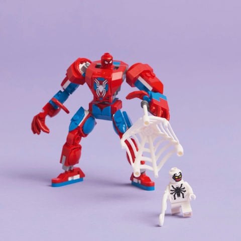 LEGO® Marvel Örümcek Adam Robotu, Anti Venom’a Karşı İnşa Edilebilen Oyuncak Figür Seti 76308
