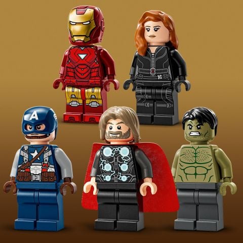 LEGO® Marvel: MARVEL Logosu ve Minifigürleri, İnşa Edilebilen Set 76313