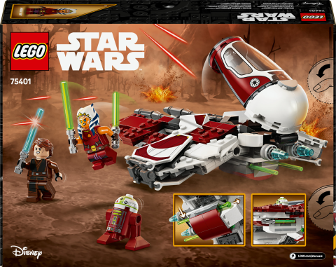 LEGO® Star Wars™ Ahsoka’nın Jedi Interceptor™’ı Starfighter Yapım Oyuncağı 75401