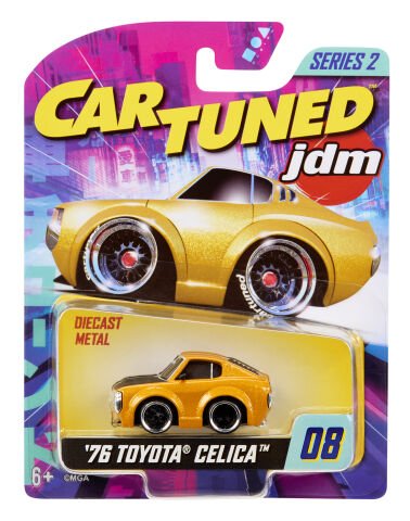 CarTuned JDM Seri 2 1976 Toyota Celica (Heçbek) - Sarı Araba