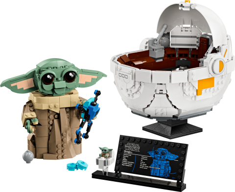 LEGO® Star Wars: The Mandalorian™ Uçan Bebek Arabalı Grogu™ İnşa Edilebilen Figürü 75403