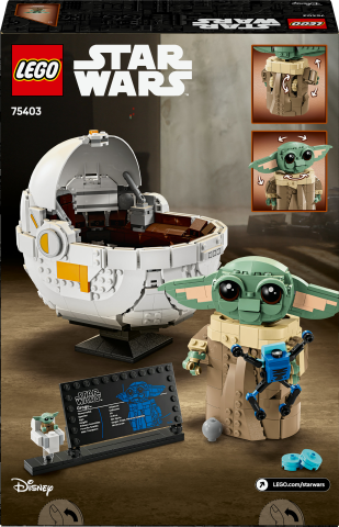 LEGO® Star Wars: The Mandalorian™ Uçan Bebek Arabalı Grogu™ İnşa Edilebilen Figürü 75403