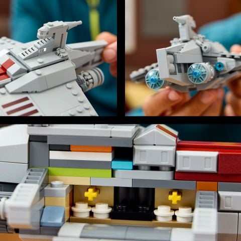 LEGO® Star Wars™ Acclamator Sınıfı Hücum Gemisi, İnşa Edilebilen Starship Modeli 75404