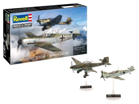 Messerschmitt Bf109E & Junkers Ju87B Stuka Model Kit
