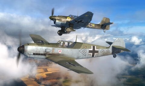 Messerschmitt Bf109E & Junkers Ju87B Stuka Model Kit