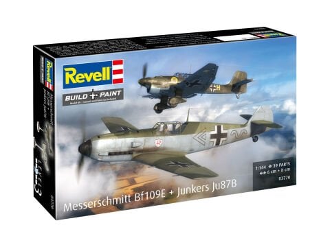 Messerschmitt Bf109E & Junkers Ju87B Stuka Model Kit