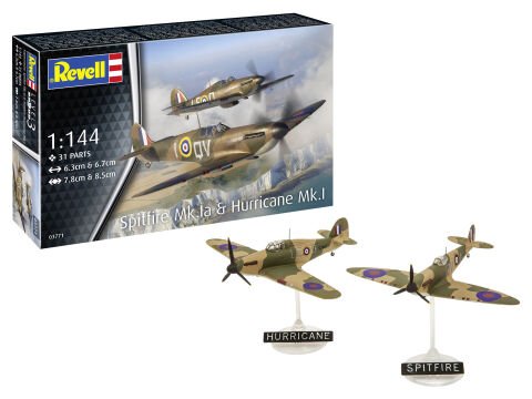 Supermarine Spitfire Mk.Ia & Hawker Hurricane Mk.I Model Kit
