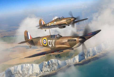 Supermarine Spitfire Mk.Ia & Hawker Hurricane Mk.I Model Kit