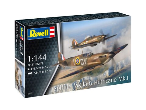 Supermarine Spitfire Mk.Ia & Hawker Hurricane Mk.I Model Kit