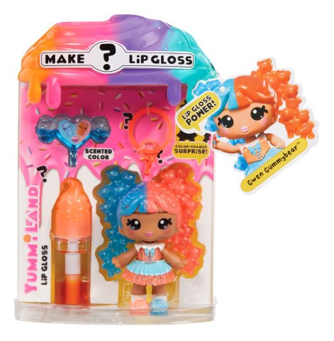 Yummiland Gwen Gummybear Bebeği ve Dudak Parlatıcısı - Gizemli Renk Serisi