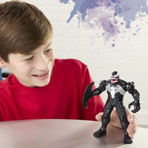 Marvel Spider-Man Venom Aksiyon Efektli Elektronik Aksiyon Figürü