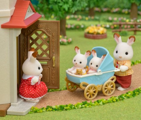 Sylvanian Families Çikolata Kulaklı İkiz Tavşan Bebek