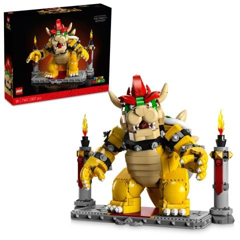 LEGO® Super Mario™ Mighty Bowser™ 71411 - Yetişkin Hayranlar için Koleksiyonluk Yapım Seti