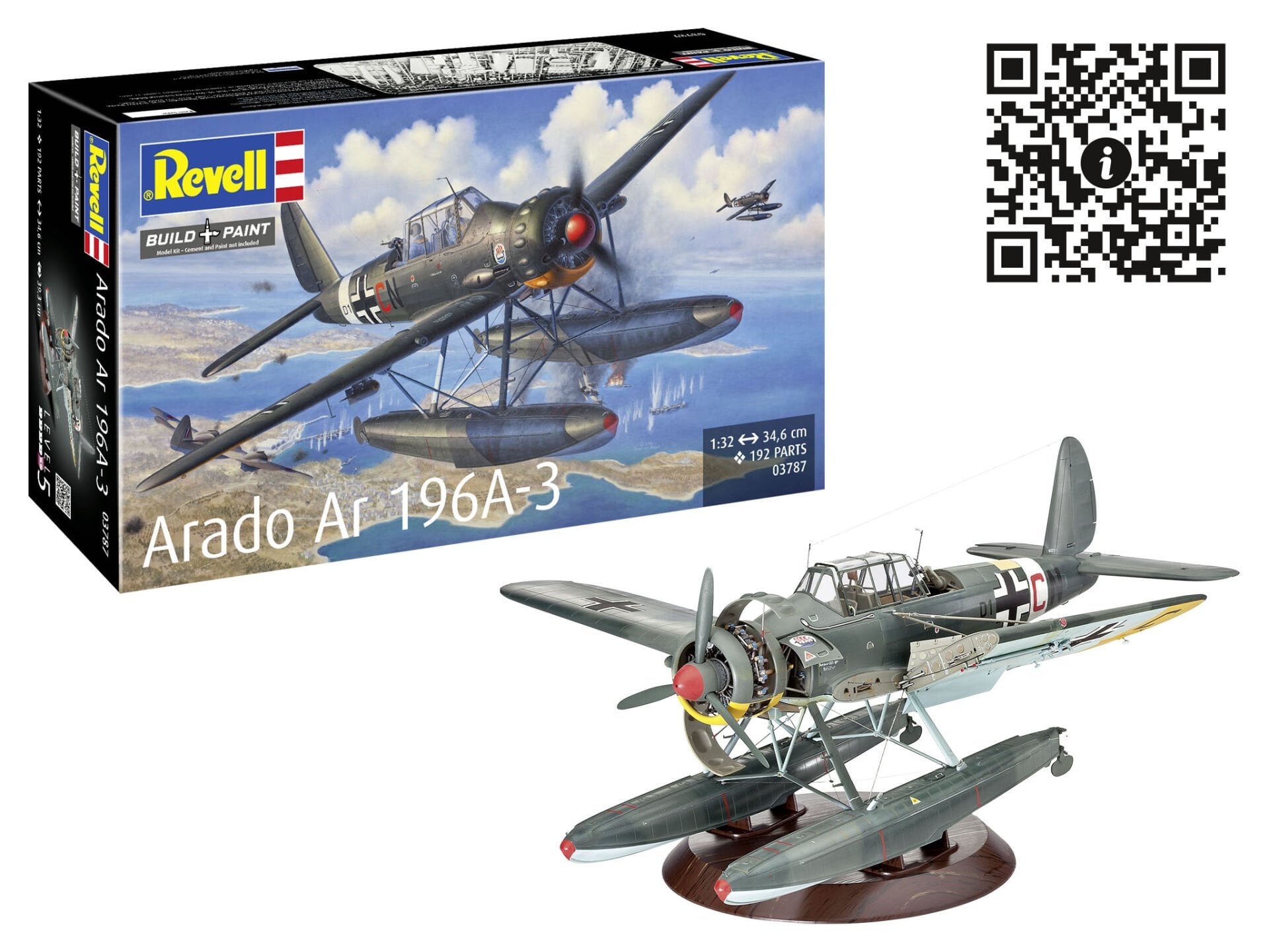 Arado Ar196A-3 Seaplane Model Kit