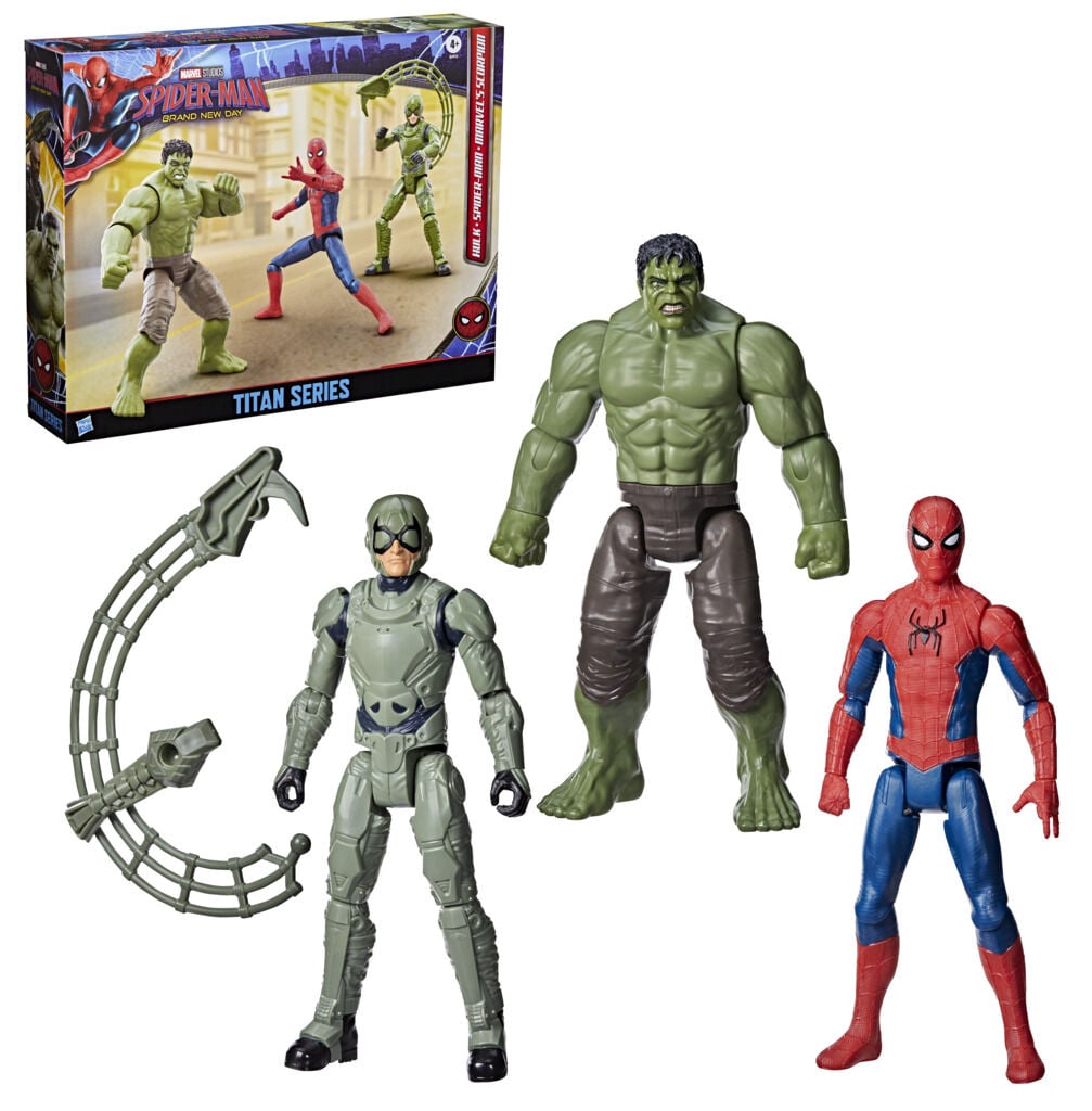 Spider-Man Titan Hero 3lü Figür Seti