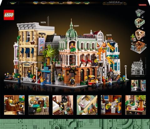 LEGO® Butik Otel 10297 - Sürprizlerle Dolu, Detaylı ve Sergilenebilen bir Otel Model Yapım Seti (3066 Parça)