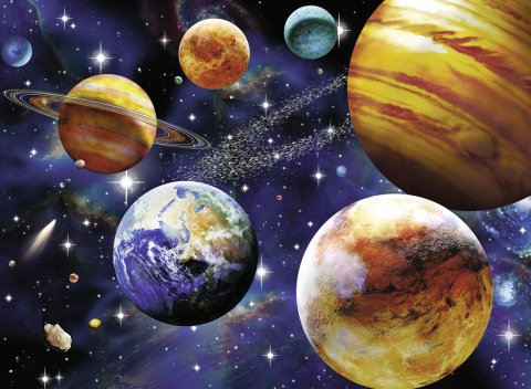 Ravensburger 100 Parçalı Puzzle Uzay
