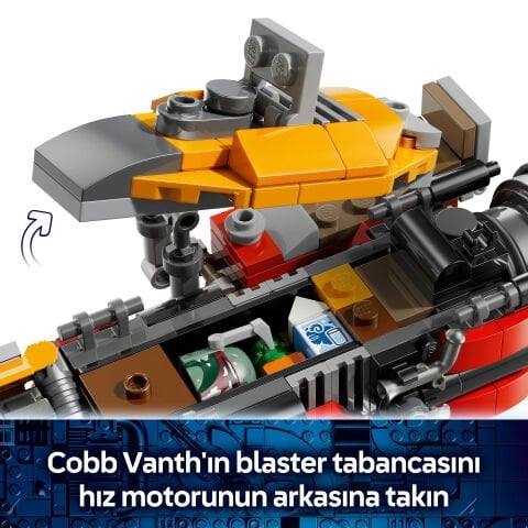 LEGO® Star Wars: The Mandalorian™ Cobb Vanth’ın Hız Motoru 75437