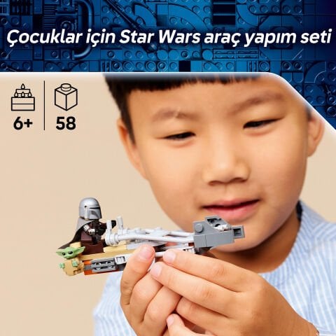 LEGO® Star Wars™ Mandalorian ve Grogu’nun Hız Motoru 75436