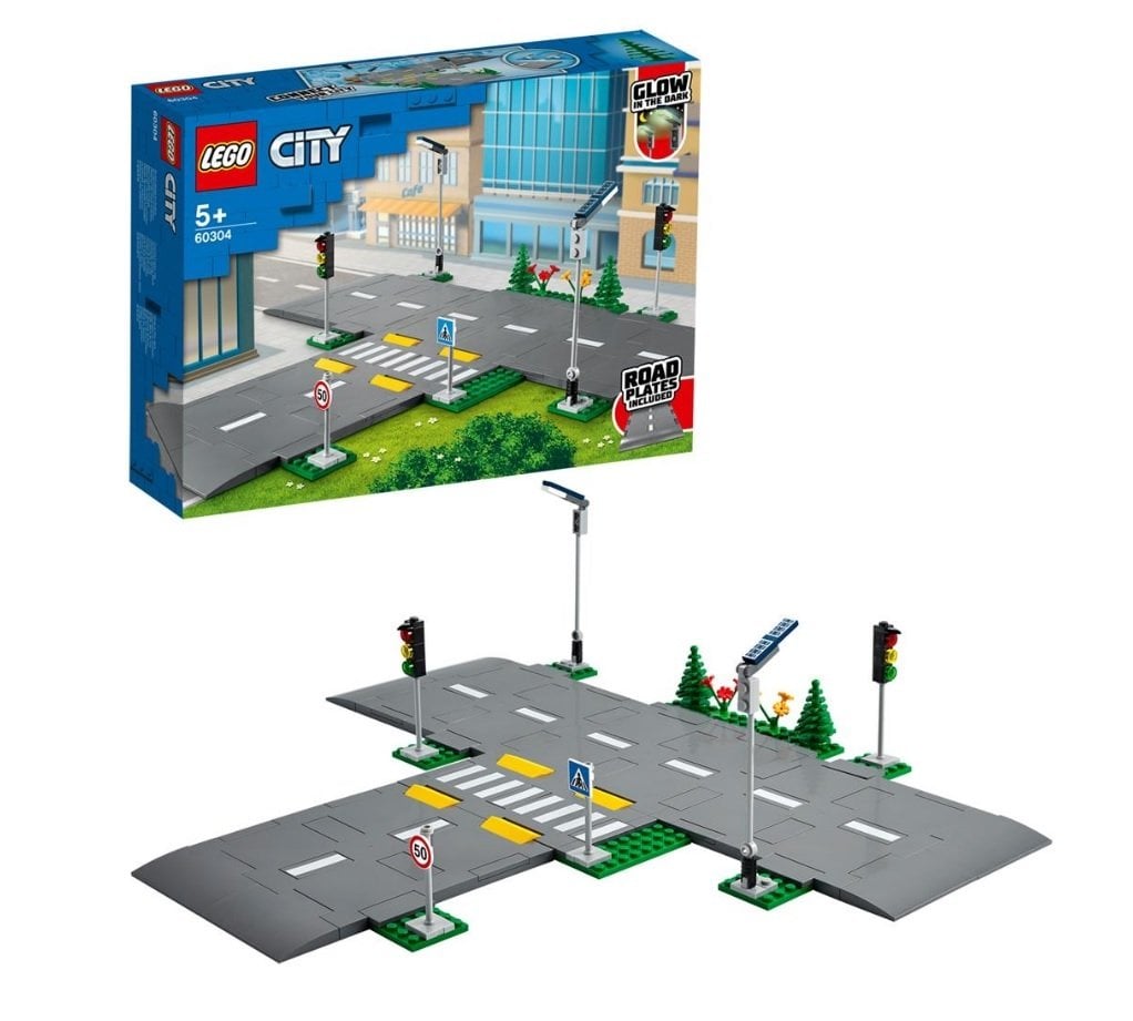 LEGO® City Yol Zeminleri 60304 Yapım Seti; Çocuklar için Harika bir Yapım Seti (112 Parça)