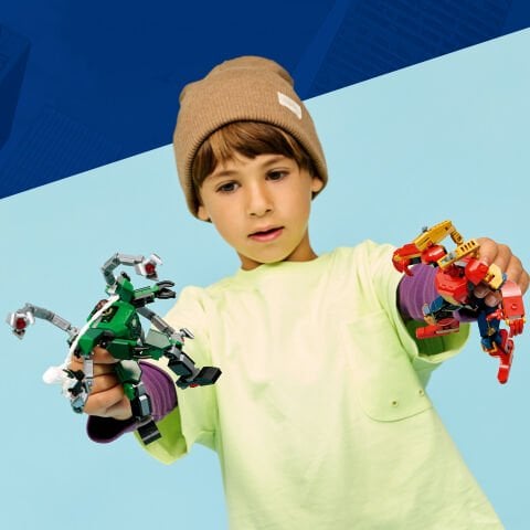 LEGO® ǀ Marvel Robot Savaşı: Örümcek Adam vs. Dr. Oktopus 76338