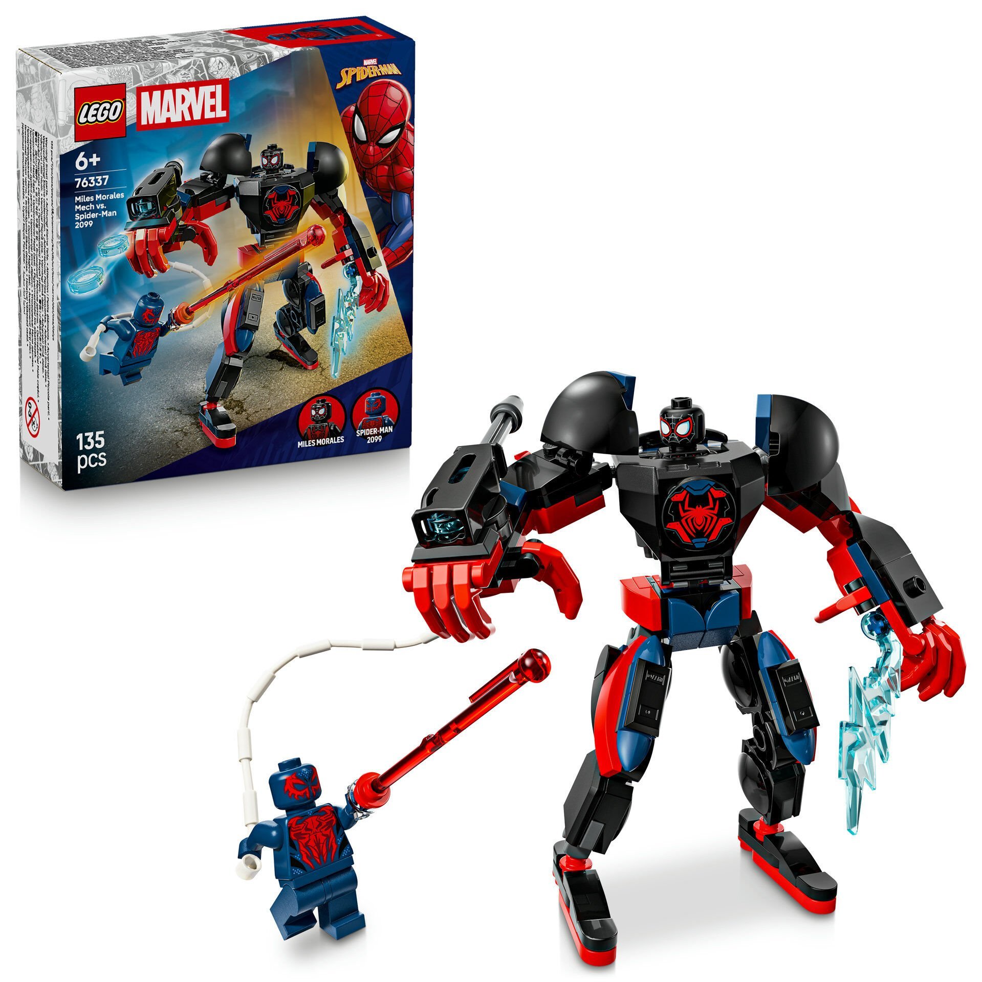 LEGO® ǀ Marvel Miles Morales Robotu vs. Örümcek Adam 2099 76337