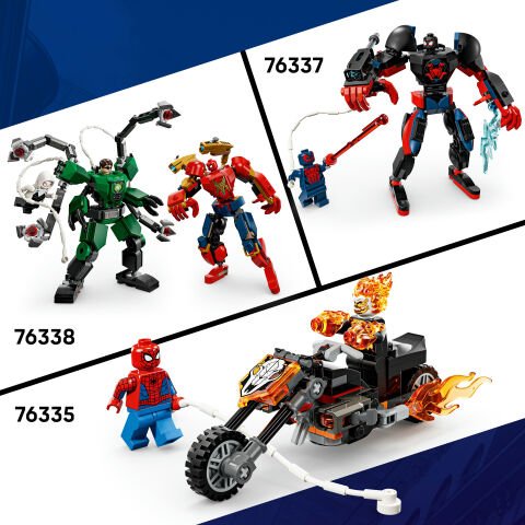 LEGO® ǀ Marvel Örümcek Adam Arabası vs. Venom Wolverine 76336