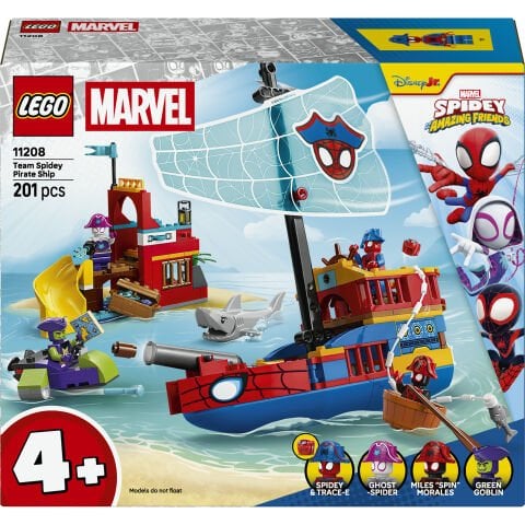 LEGO® ǀ Marvel Spidey ve Arkadaşları Spidey Takımı Gemisi 11208