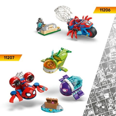 LEGO® ǀ Marvel Spidey ve Arkadaşları Spidey Takımı Gemisi 11208